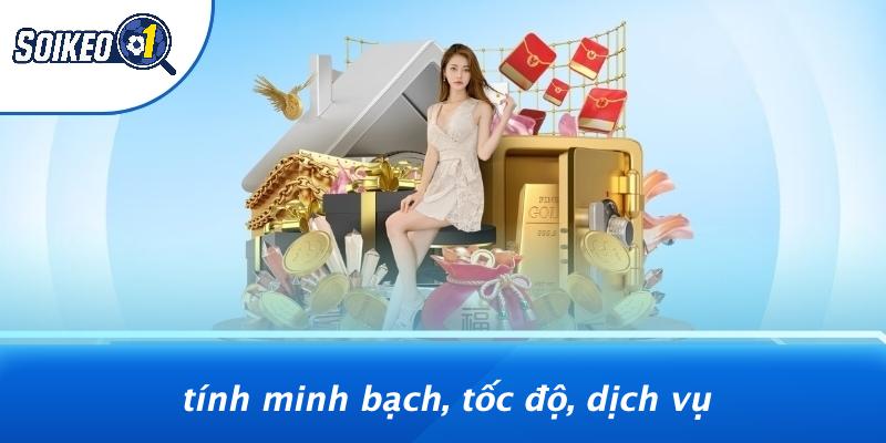 Tính Minh Bạch, Tốc Độ, Dịch Vụ